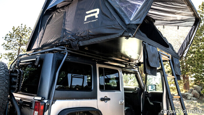 Esta Carpa Gigante En La Azotea Se Adapta A Toda La Familia Y A Sus Mascotas | Carscoops